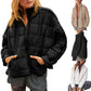 Women's Contemporary Casual Street Style Zipper Pocket Outdoor Street Daily Vacation Coat Polyester Fall Winter