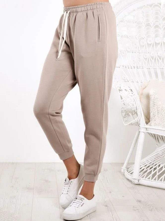 Women's Joggers Pants Solid Color Full Length Loose Fit