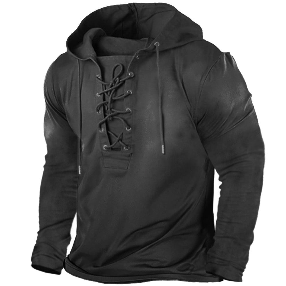 Men's Unisex Pullover Hoodie Sweatshirt Pullover Hooded Graphic Prints Lace up Casual 3D Print Basic Streetwear