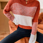 Women's Pullover Sweater Jumper Crochet Knit Knitted Patchwork Crew Neck Stylish Casual Daily Holiday Fall Winter