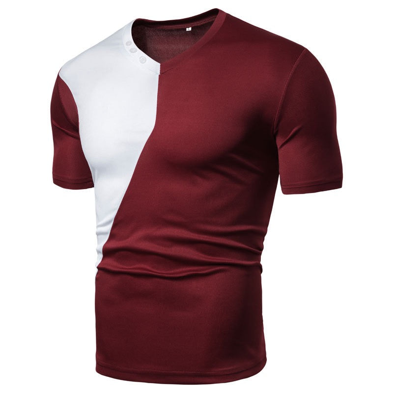 Men's T shirt Sleeve Street Casual Tops Basic Fashion Classic Comfortable / Summer / Summer / Sports