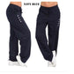 Women's Plus Size Pants Solid Color Sporty Casual Casual Daily Natural Full Length Fall Spring