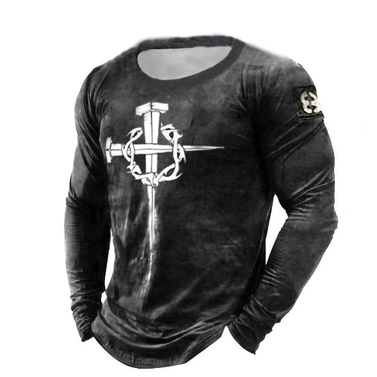 Men's Unisex Hooded Graphic Prints Cross Print 3D PrintClothing Apparel Hoodies Sweatshirts Long Sleeve
