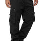 Men's Casual Straight Cargo Pants Multi-pocket Loose Work Pants Outdoor Trousers Sports Fitness Cargo Pants