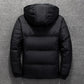 Men's Hoodies Jacket Winter Thick Warm Padded Quilted Jacket Fashion Outdoor Outwear Overcoat Ski Jacket Thermal Windproof